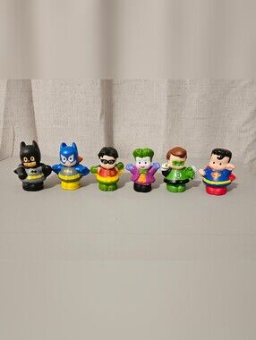 Vintage Little People DC Comic Book Characters
